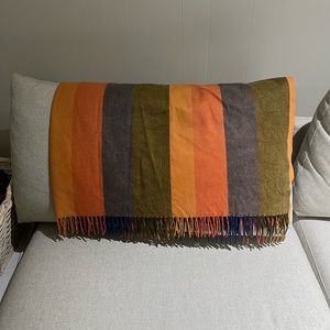 AGNONA cashmere multicolor blanket made in Italy